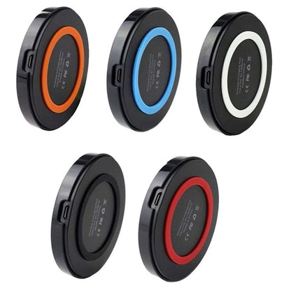 10W Round Protable Wireless Charger Fast Charging Dock Pad