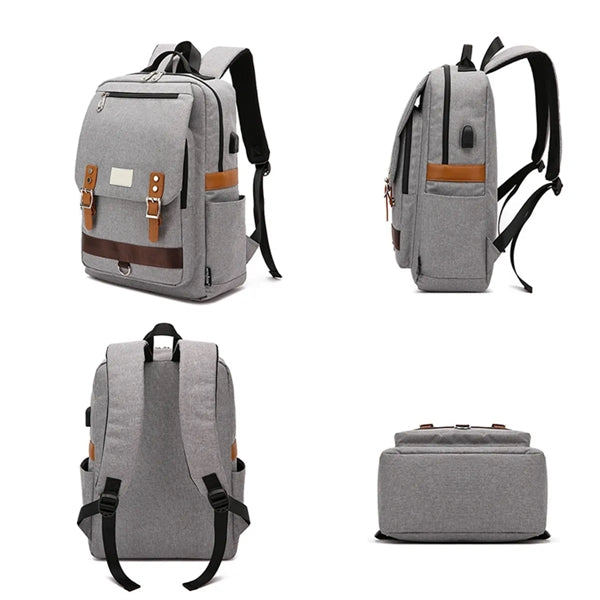 Unisex Oxford School Backpack