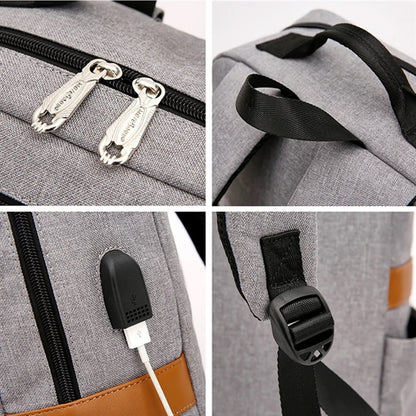 Unisex Oxford School Backpack