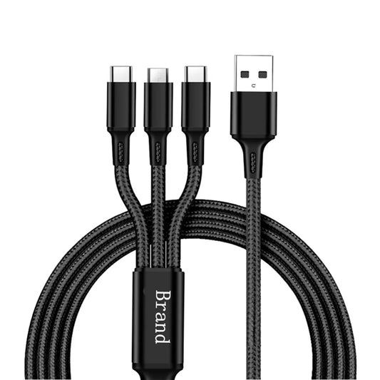 3 In 1 USB Fast Charging Cable