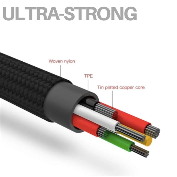 3 In 1 USB Fast Charging Cable