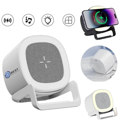 4-In-1 Wireless Charging Music Light Bluetooth Speaker