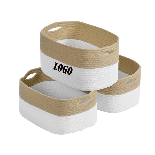Rectangular Woven Storage Basket