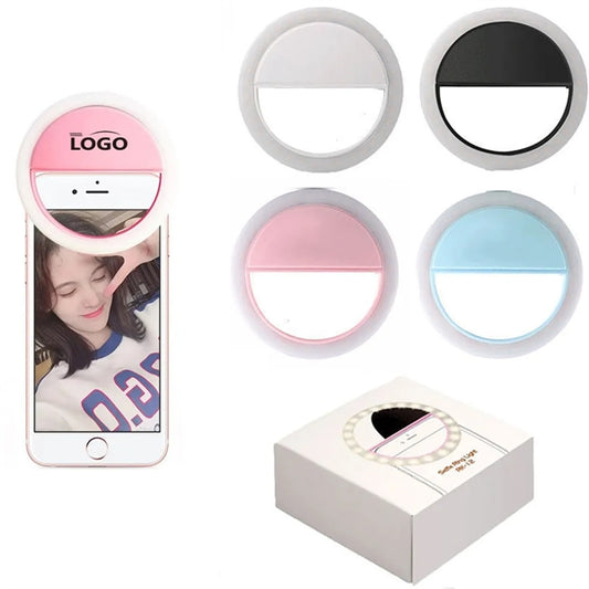 LED Clip On Selfie Ring Light