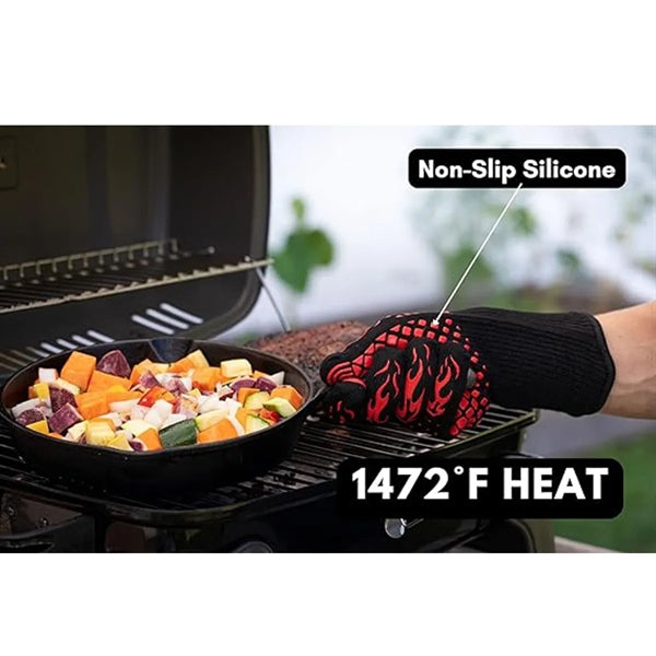 Heat Resistant Barbecue Gloves