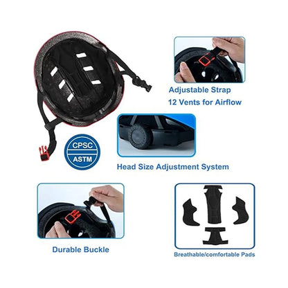 Skateboard Bike Helmets For Adults And Children