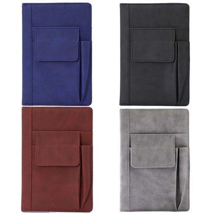 A5 Horizontal Line Hardcover Executive Notebooks w/ Pocket