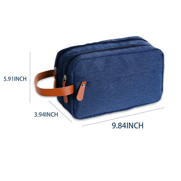 Portable Resistant Toiletry Organizer Bag With Handle