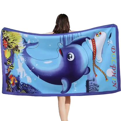 30" X 60" Sublimated Silk Touch Velour Beach Towel