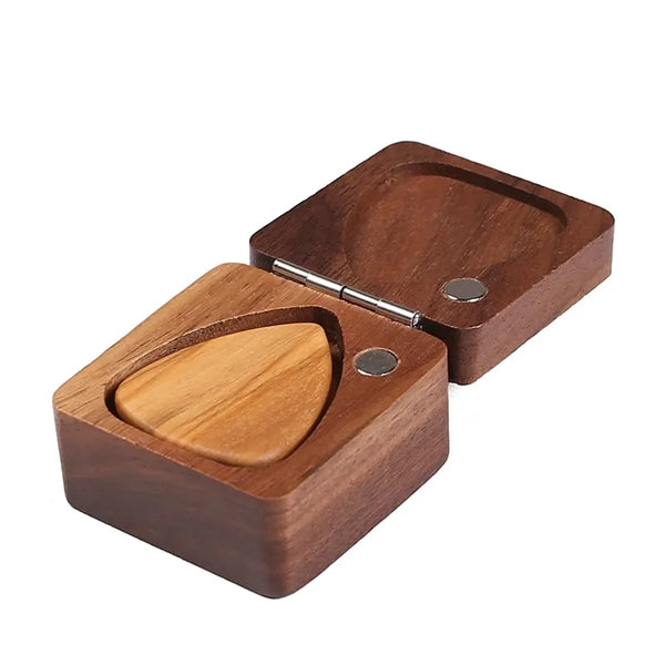 Wooden Guitar Pick Set