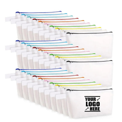 Craft Canvas Makeup Bags