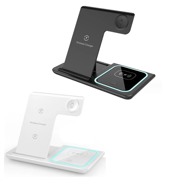 15W Wireless Charger 3 in 1 Fast Foldable Charging Station