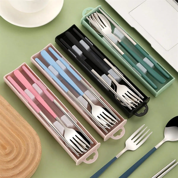 Portable Utensil Set With Case