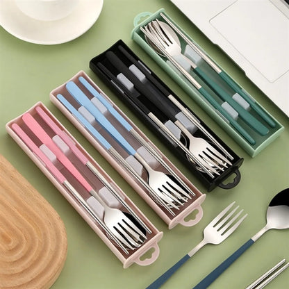 Portable Utensil Set With Case