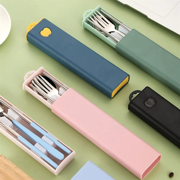 Portable Utensil Set With Case