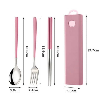 Portable Utensil Set With Case