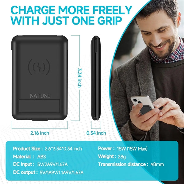 15W Wireless Charger Multi-Function Data Cable