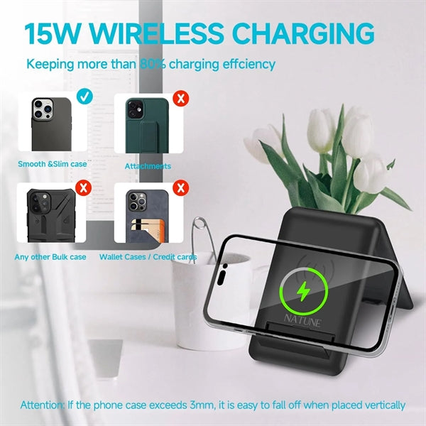 15W Wireless Charger Multi-Function Data Cable