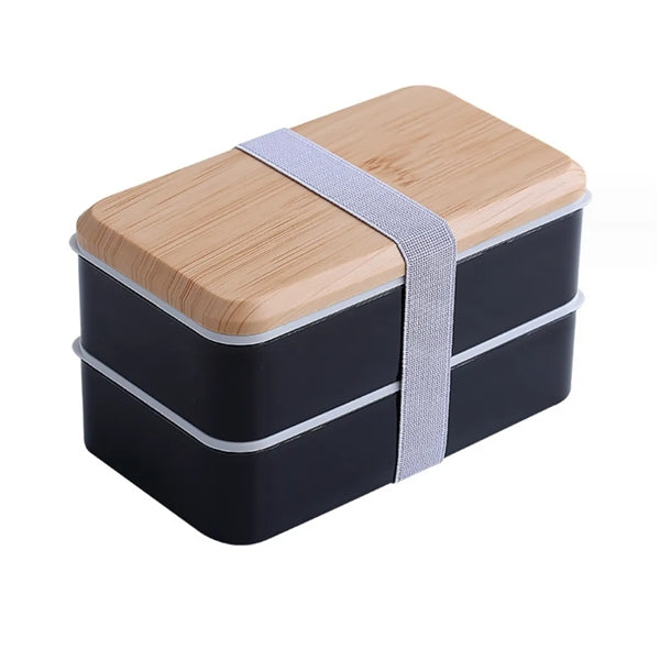 Leakproof Bento Box With Two Dividers