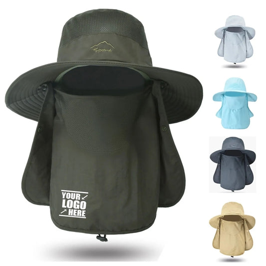 Fishing Hat with Face Cover