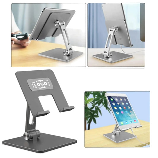 Adjustable Folding Desktop Phone Holder & Tablet Stand
