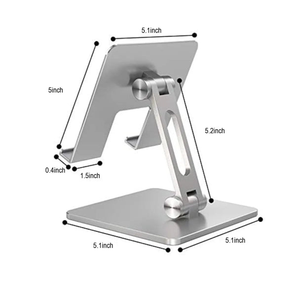Adjustable Folding Desktop Phone Holder & Tablet Stand
