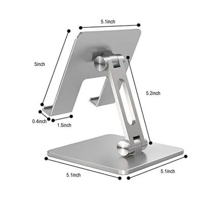 Adjustable Folding Desktop Phone Holder & Tablet Stand