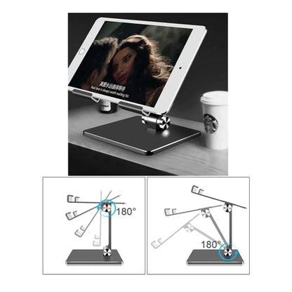 Adjustable Folding Desktop Phone Holder & Tablet Stand