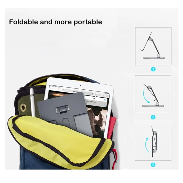 Adjustable Folding Desktop Phone Holder & Tablet Stand
