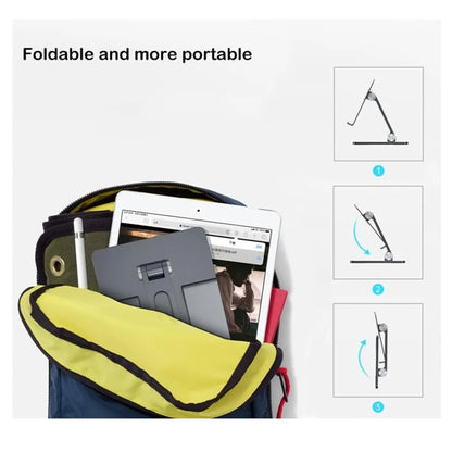 Adjustable Folding Desktop Phone Holder & Tablet Stand
