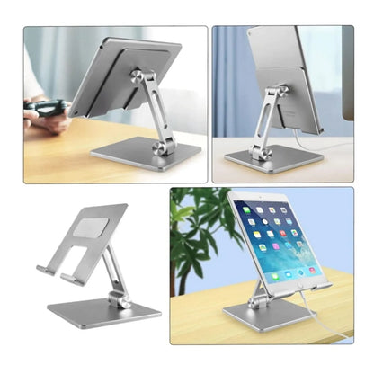 Adjustable Folding Desktop Phone Holder & Tablet Stand