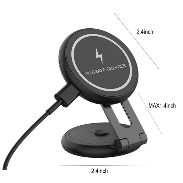 15W Magnetic Fast Wireless Car Charger