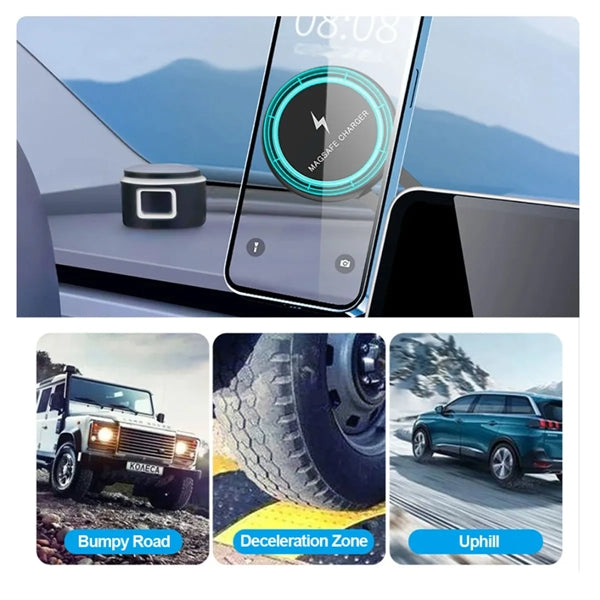 15W Magnetic Fast Wireless Car Charger