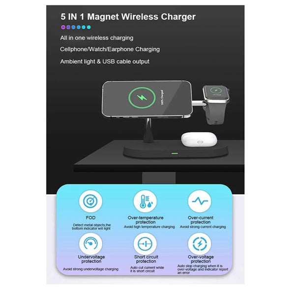 Fast Wireless Charger Phone Stand
