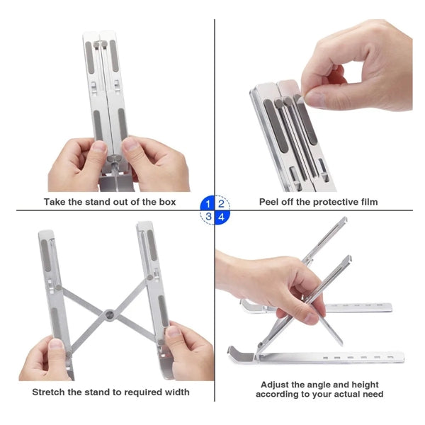 Aluminum Folding Portable Laptop Stand