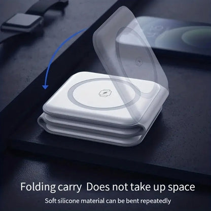 10 In 1 Foldable Magnetic Wireless Charge Data Cable Bag