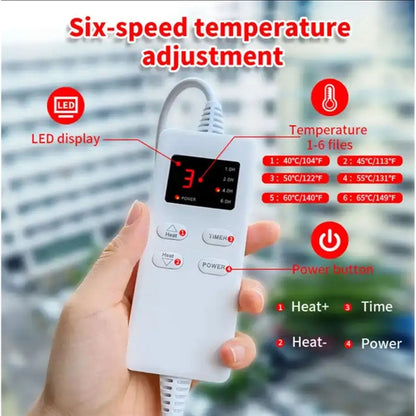 Foot Warmer Adjustable Temperature Heating Pad