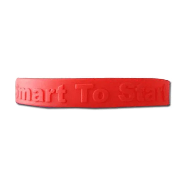 Custom Embossed Silicone Wristbands