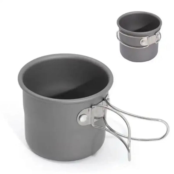 Outdoor Camping Cups With Foldable Handle