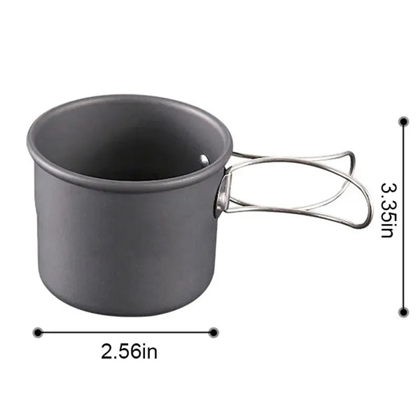 Outdoor Camping Cups With Foldable Handle