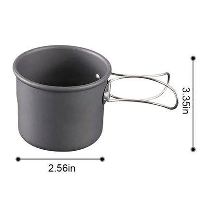 Outdoor Camping Cups With Foldable Handle