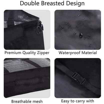 8pcs Waterproof Mesh Travel Luggage Packing Organizer