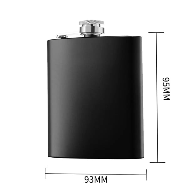 6 Oz Stainless Steel Leak Proof Hip Flask With Funnel