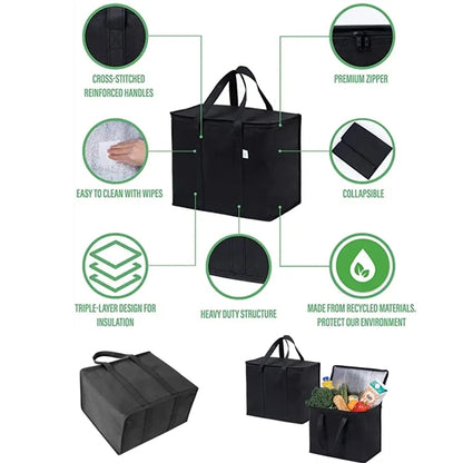 16 " x 13 " x 9 " Insulated Collapsible Cooler Bags