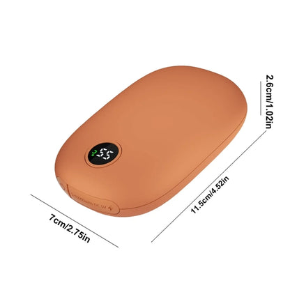 Rechargeable Digitl Display Hand Warmers With Power Bank