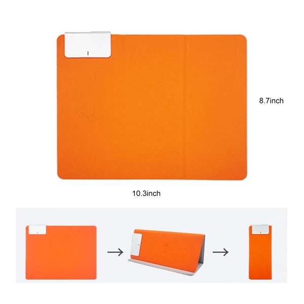 Fast Wireless Charging Mouse Pad With Phone Stand