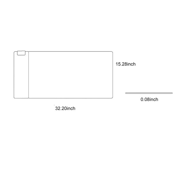 Fast Wireless Charging Mouse Pad