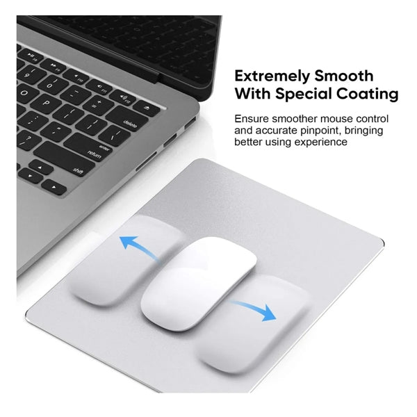 Aluminum Alloy Lite Executive Mouse Pad