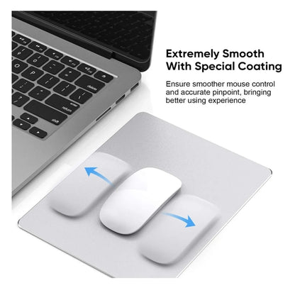 Aluminum Alloy Lite Executive Mouse Pad