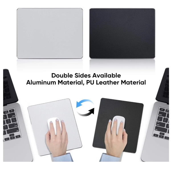 Aluminum Alloy Lite Executive Mouse Pad